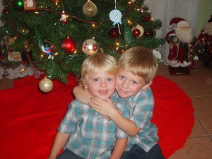 The cutest boys ever in their *Florida* Christmas outfits!